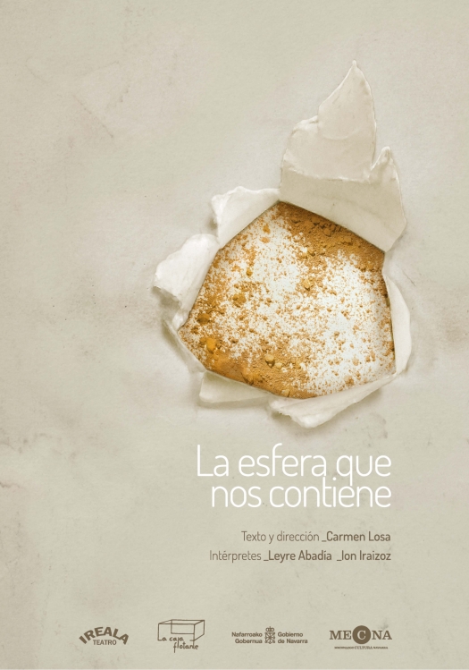 Cartel La esfera que nos contiene en el CDN